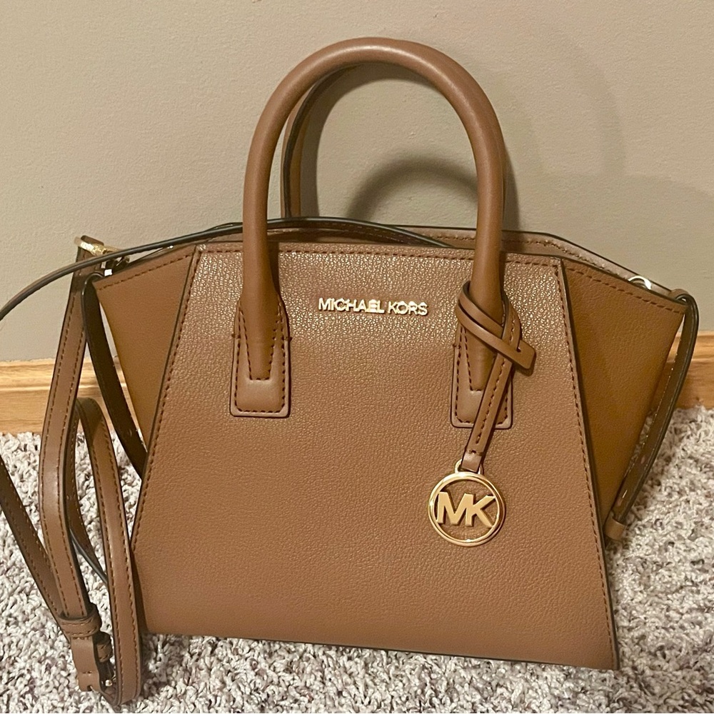 Michael Kors Tan Satchel Bag